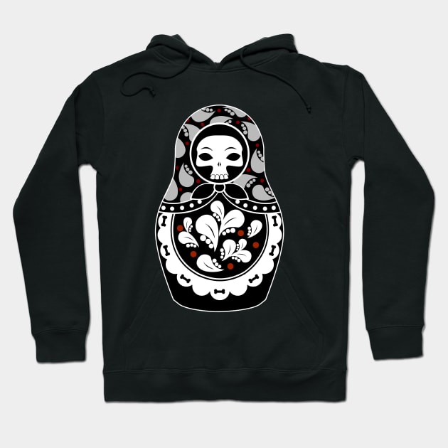 Dead matrioshka skeleton Hoodie by AlexMill